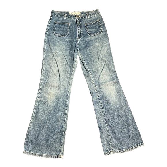 Billy Womens Jeans 29 x29.5 Vintage Retro Style Boot Cut Leg Casual Comfy - Picture 1 of 7